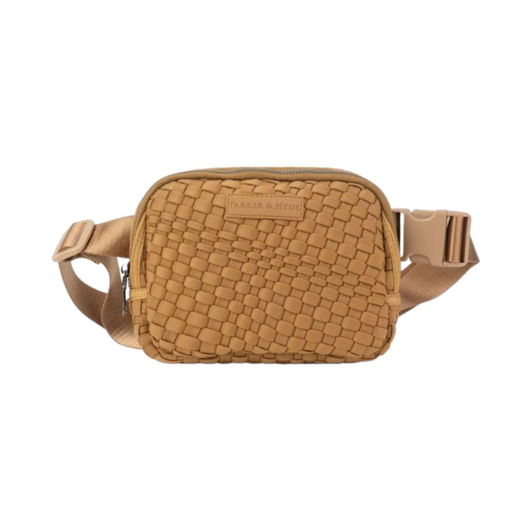 Camel - Woven Belt Bag