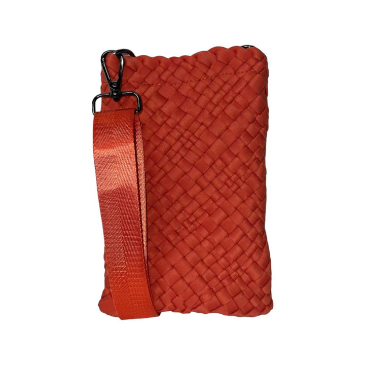 Burnt Orange - Woven Messenger Bag