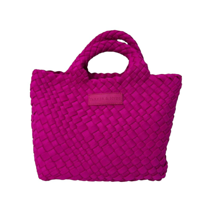 Berry- Woven Mini Tote