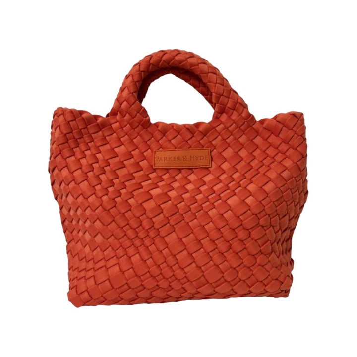 Burnt Orange - Woven Mini Tote