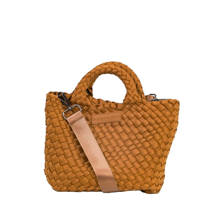 Camel - Woven Mini Tote