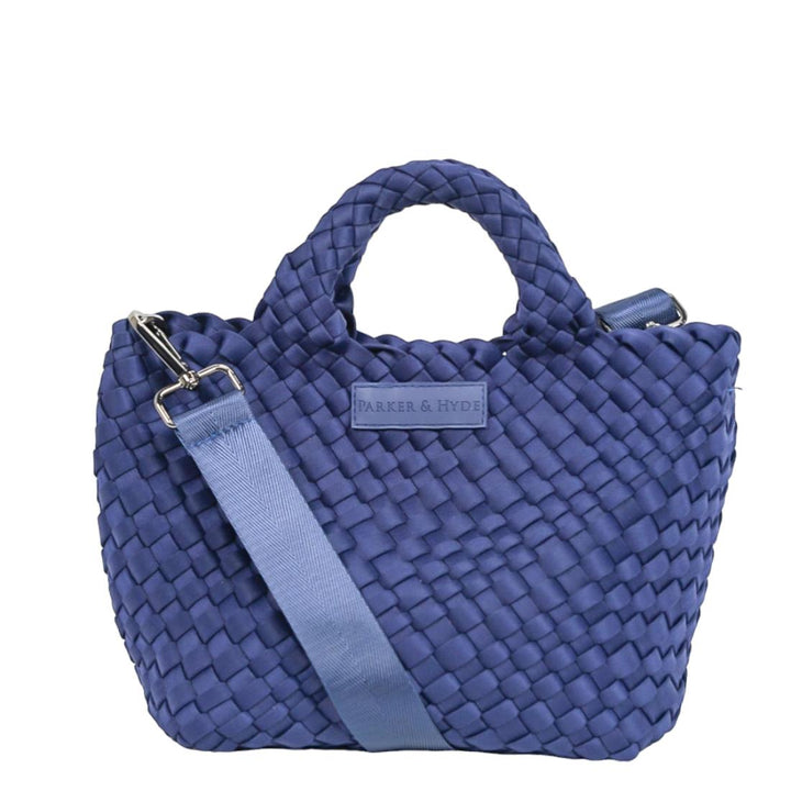 Navy - Woven Mini Tote