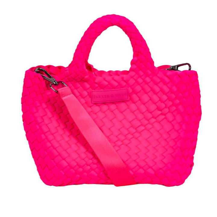 Neon Pink - Woven Mini Tote