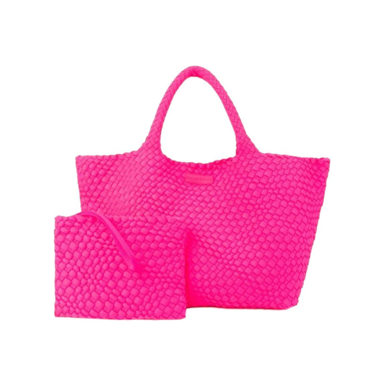 Bubblegum - Oversized Woven Tote