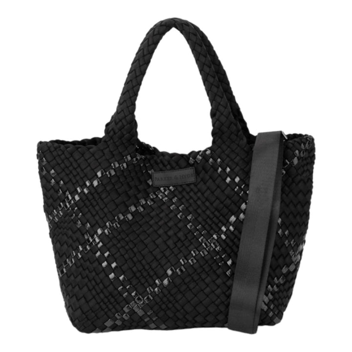 Black Metallic - Classic Woven Tote