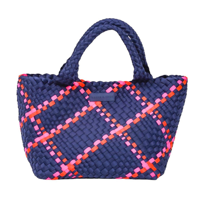 Navy Multi - Classic Woven Tote